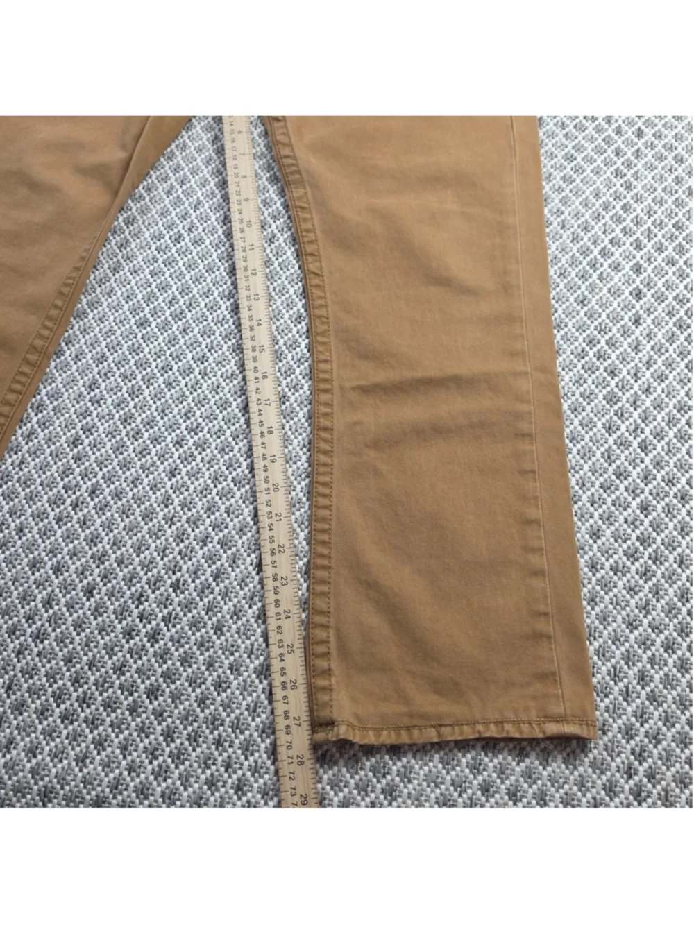 True Religion Section Straight Jeans Mens 31 Brown Tan Cotton Casual Y2K